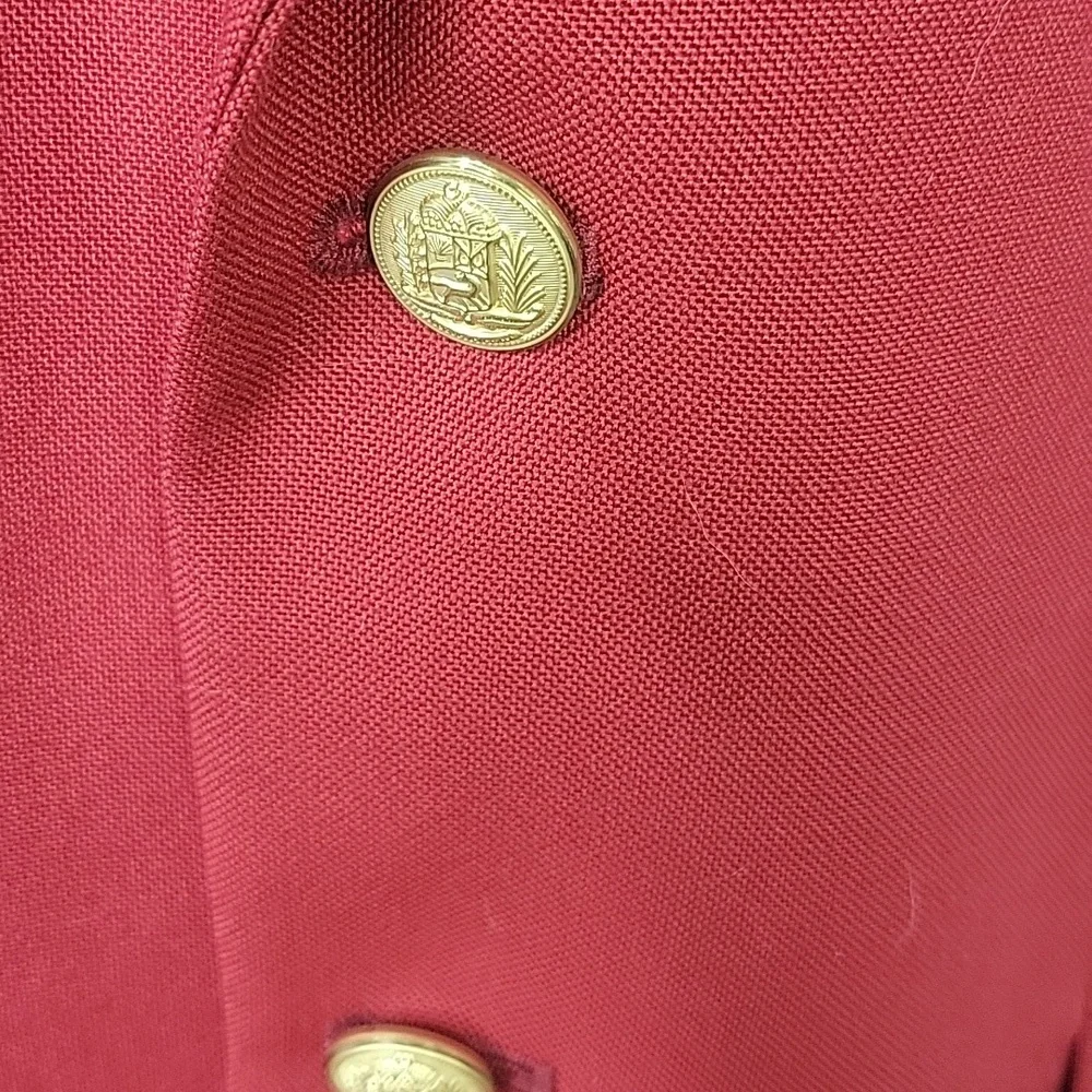 Hardwick Alabama Crimson Tide Blazer Red Gold Buttons NCAA Roll Tide‎ 42L